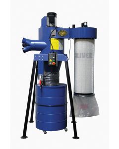 Two-Stage Cyclone Canister Dust Collector 3HP with Remote Control - 7155