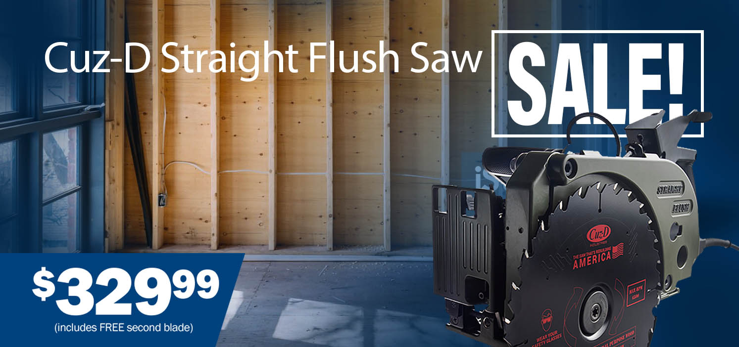 straight flush saw sale